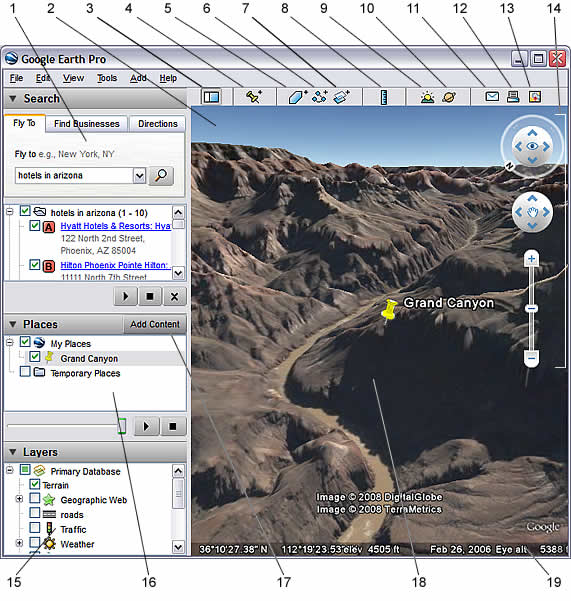 ruler function in google earth for mac