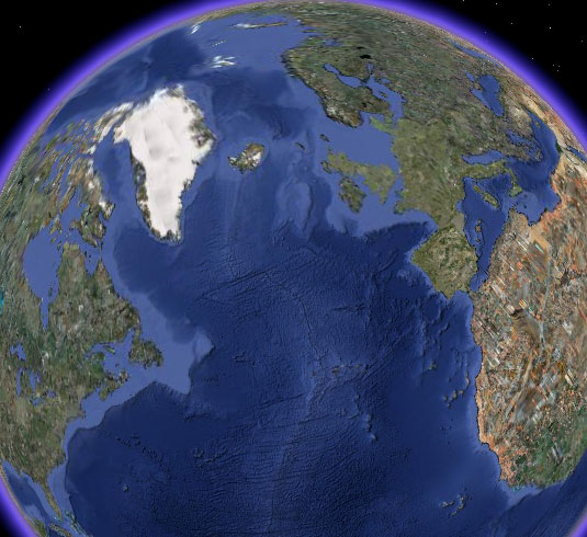decoracion del globo en Google Earth p39855