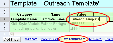 give the new sheet a unique name