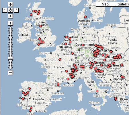 map with data where rating is greater than 4