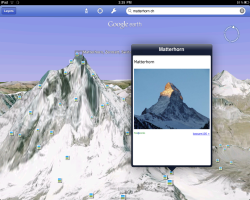 Google Earth for iPad