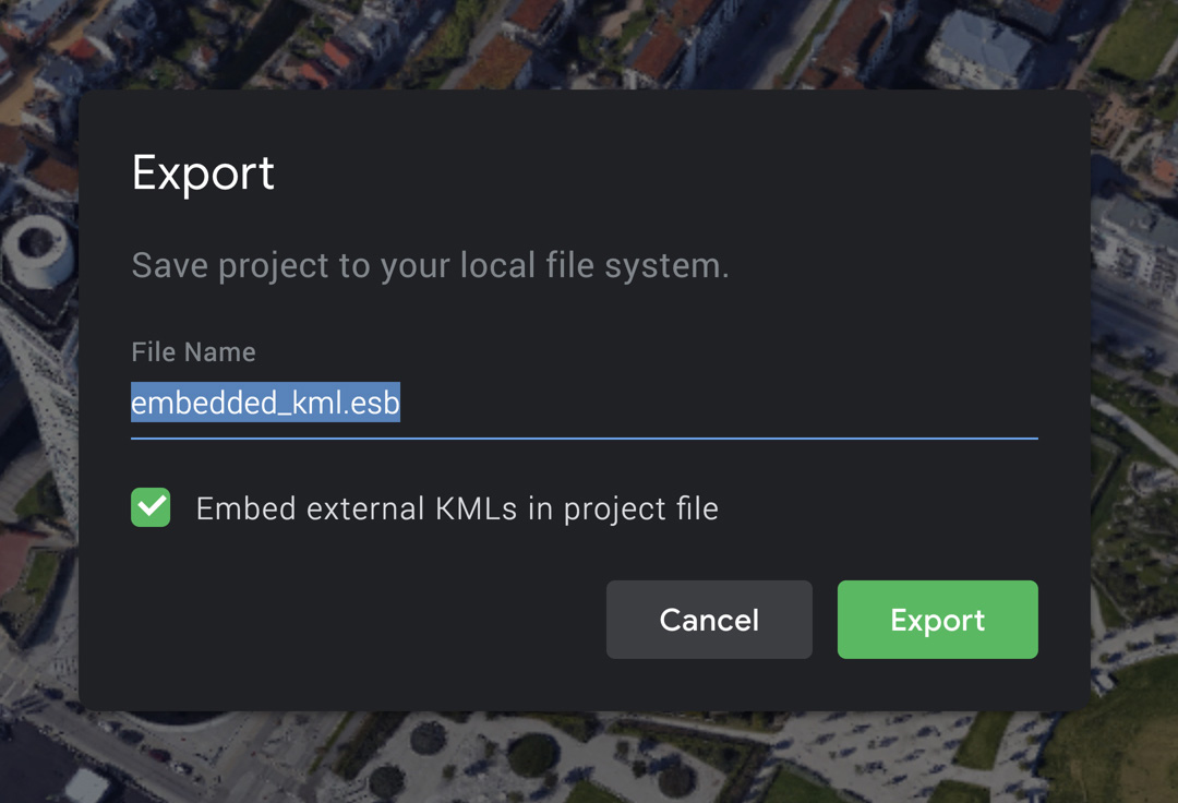 Embedding a KML in your project