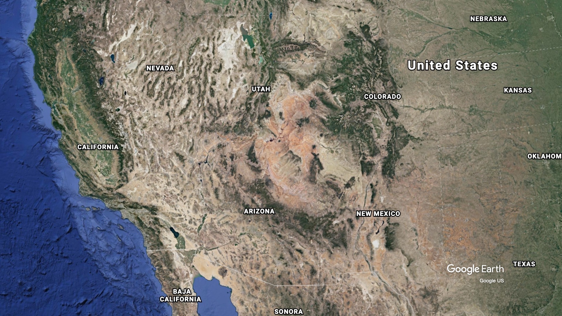 us map google earth